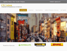 Tablet Screenshot of cislatam.com